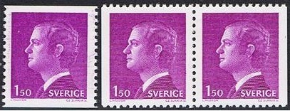 Sverige Afa: 1117+par - Kong Carl XVI Gustaf **