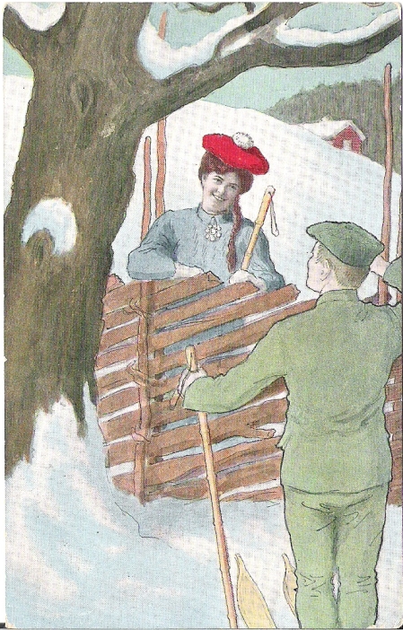 Vinter 1909. Mittet 710/1, B. Solheim