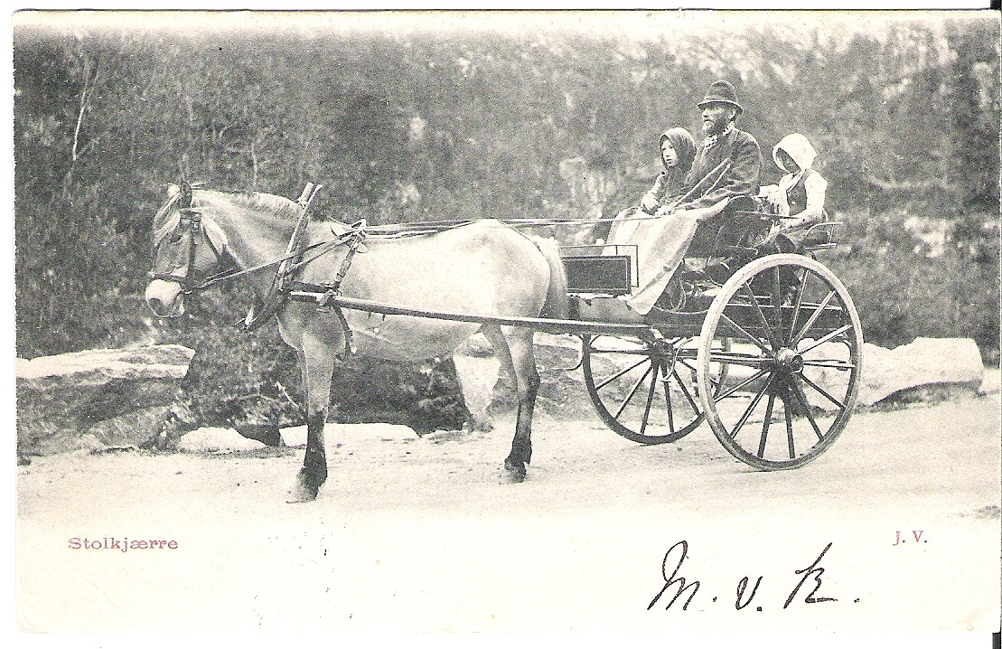 Stolkjærre 1905. J.V.