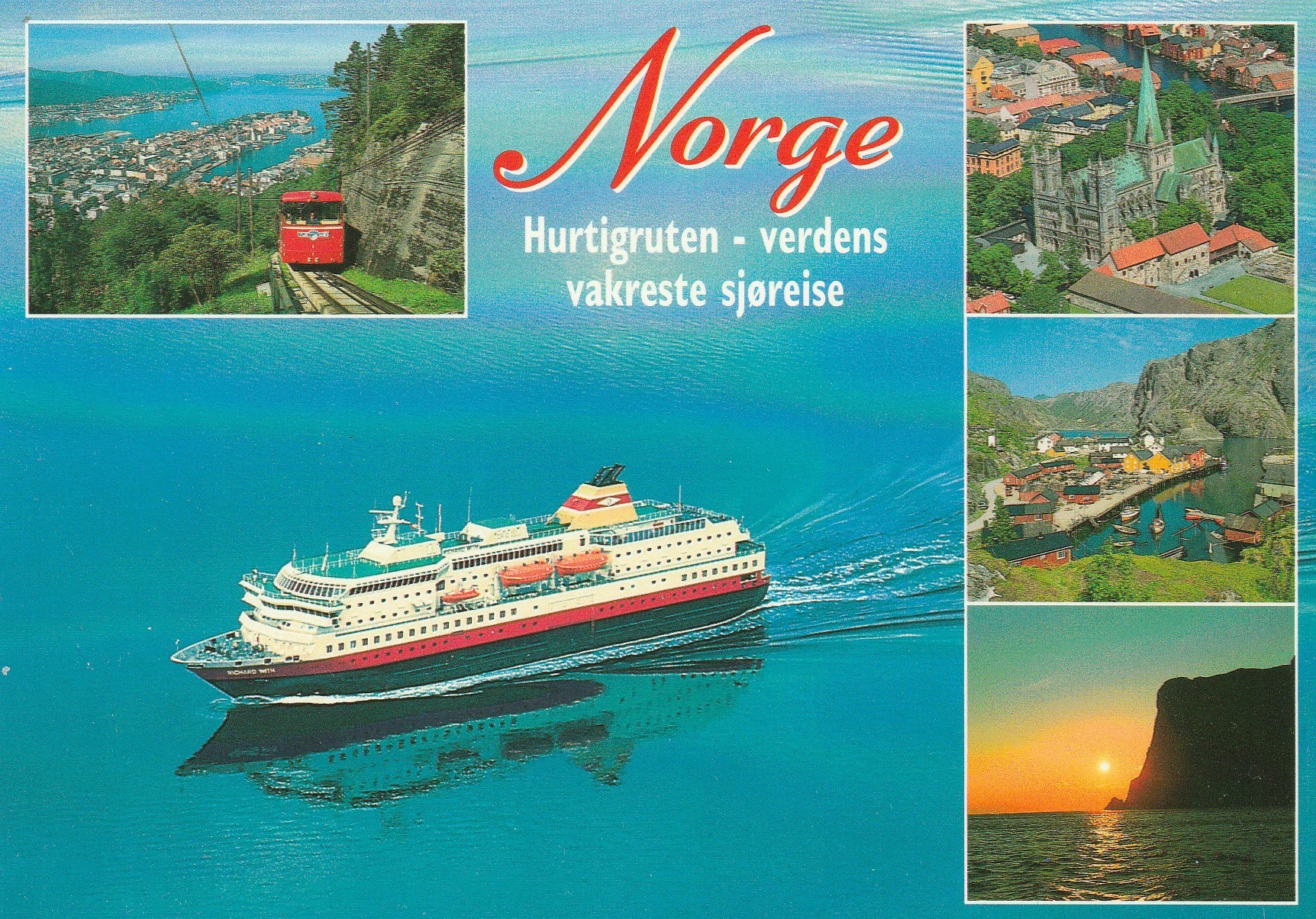 Hurtigruten - verdens vakreste sjøreise .  Aune M-15911-5