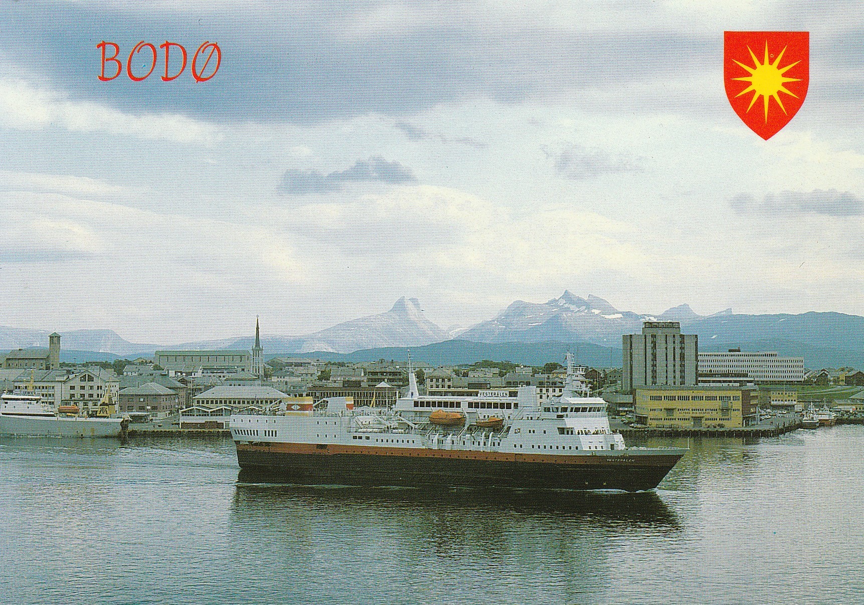 Bodø ( m skip/båt) .  Kort Co 8000/1-90