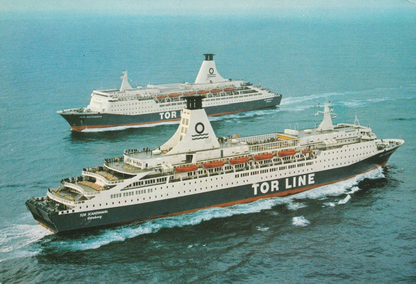 M/S Tor Britannia og M/S Tor Scandinavia .  Utgiver ? Unum  Pst