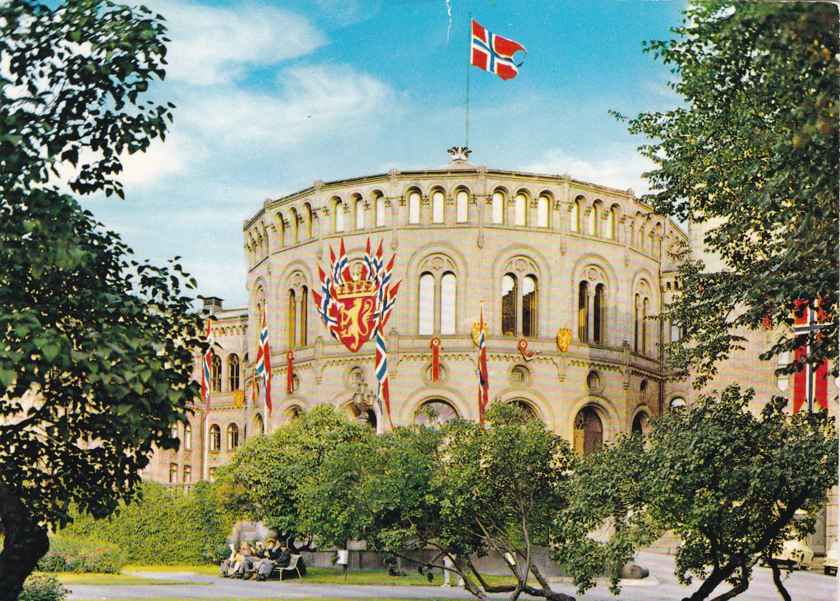 Oslo. Stortingsbygningen ( Aune F-4006-9)
