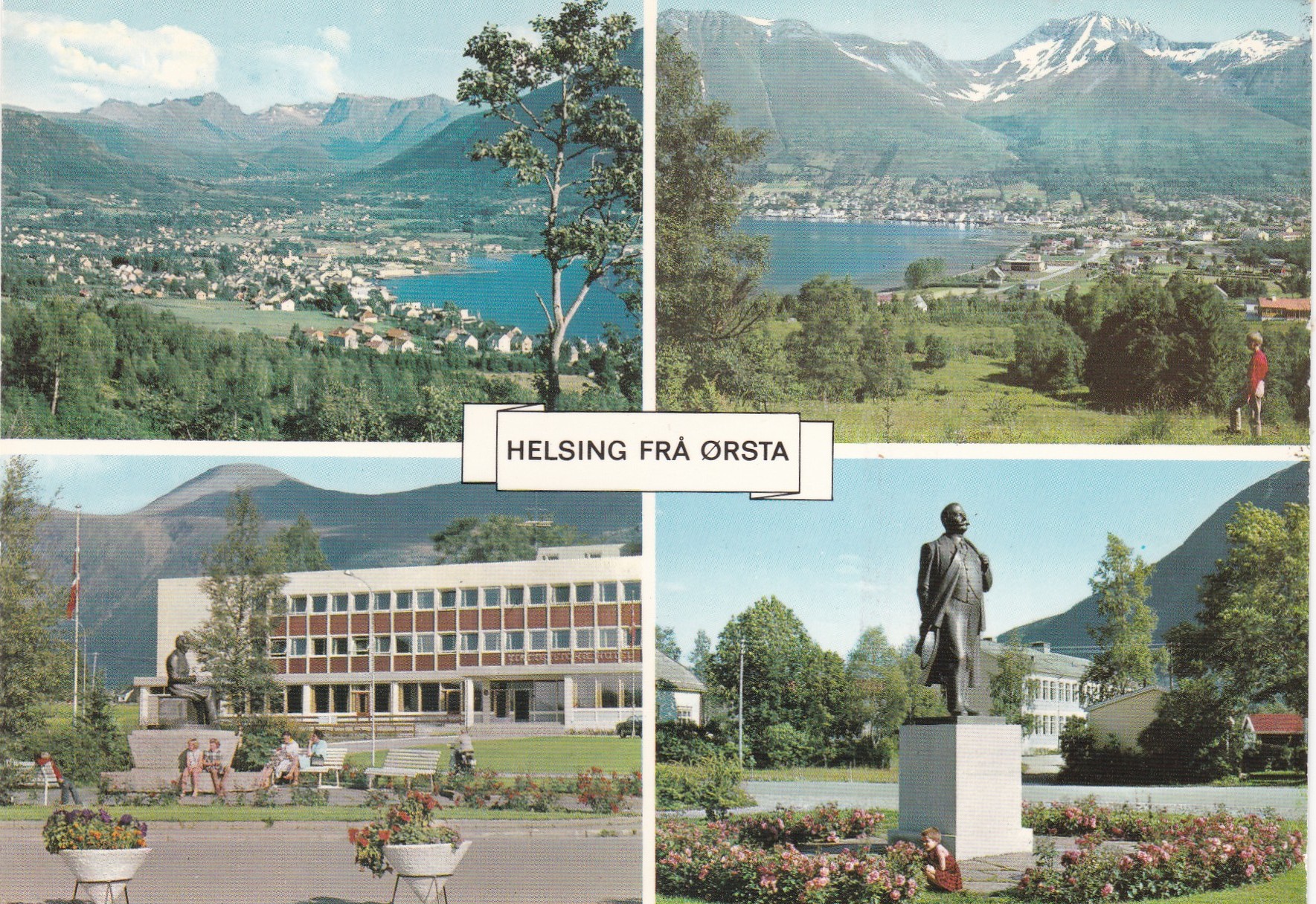 Ørsta, 4-bilders ( Lystad 601/ 3854)