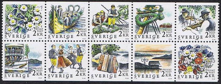 Sverige Afa: 37C-46C - Rabattmerker **
