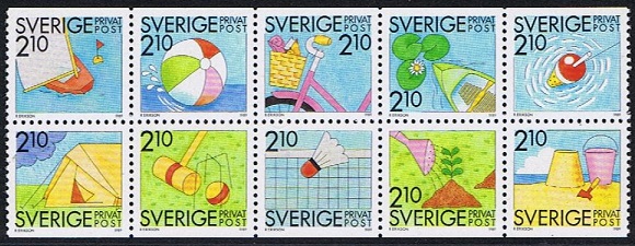 Sverige Afa: 47C-56C - Rabattmerker **