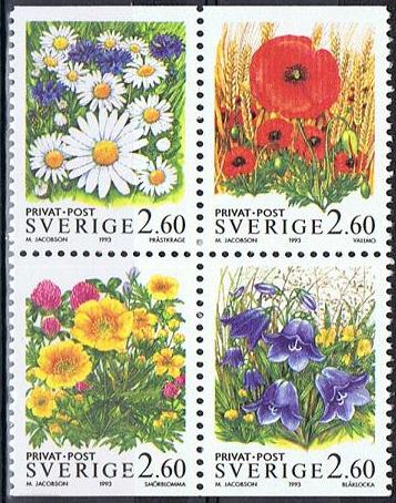 Sverige Afa: 75C-78C - Rabattmerker **
