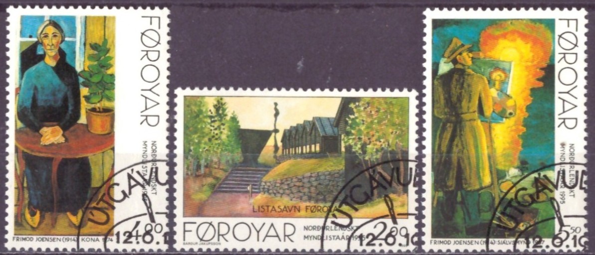 FÆRØYANE. AFA 272-74. PENT RUNDSTEMPLA.    (36,-)