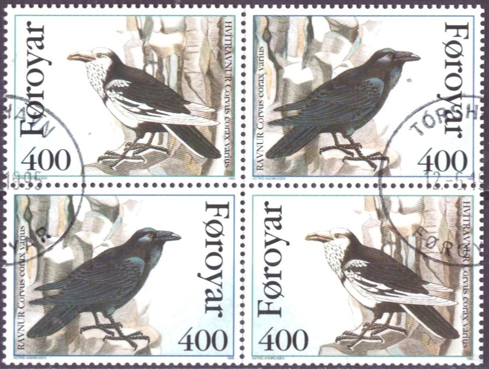 FÆRØYANE.(SAMMENTRYKK) AFA 275-76. PENT RUNDSTEMPLA.   (50,-)