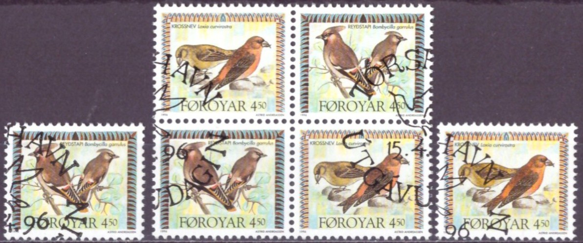 FÆRØYANE. AFA 290-91. PENT RUNDSTEMPLA.    (72,-)