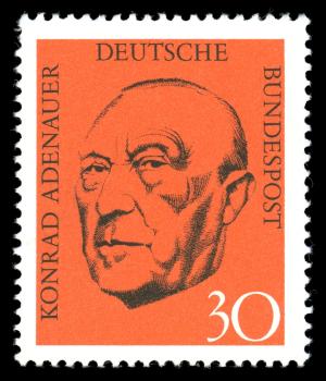 BRD 1968. Michel # 567. Adenauer. Postfriskt merke S