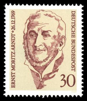 BRD 1969. Michel # 611. Ernst Moritz Arndt. Postfriskt merke