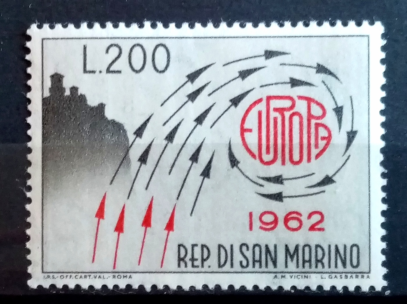 San Marino - Afa 726. Europamerke. (1962) **