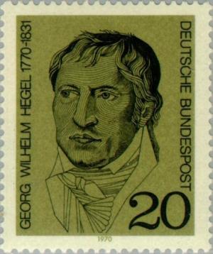 BRD 1970. Michel # 617. Hegel. 10 pf. Postfriskt merke