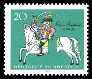 BRD 1970. Michel # 623. Hieronymus Karl Friedrich. Postfriskt merke