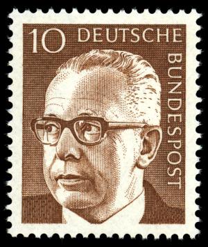 BRD 1970. Michel # 636. Heinemann 10 pf.