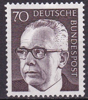BRD 1970. Michel # 636. Heinemann 70 pf.