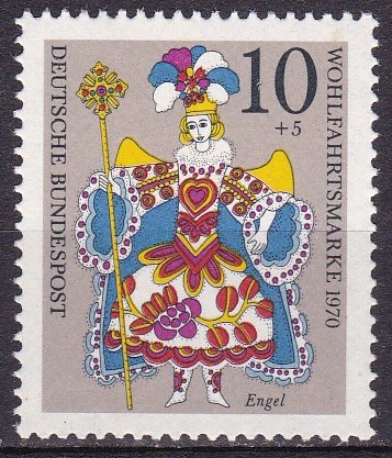 BRD 1970. Michel # 655. Julefrimere. Postfriskt merke