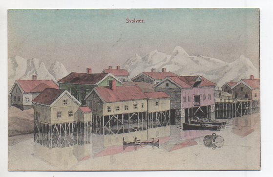 Th. Holmboe Svolvær småformat brukt 1919