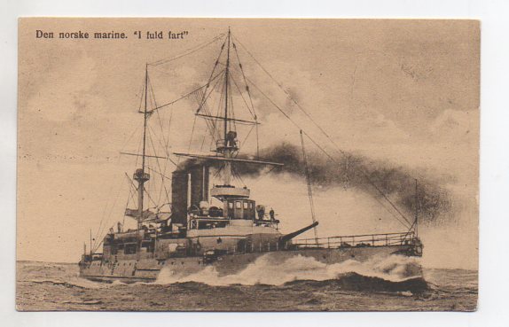 Den norske marine småformat ubrukt