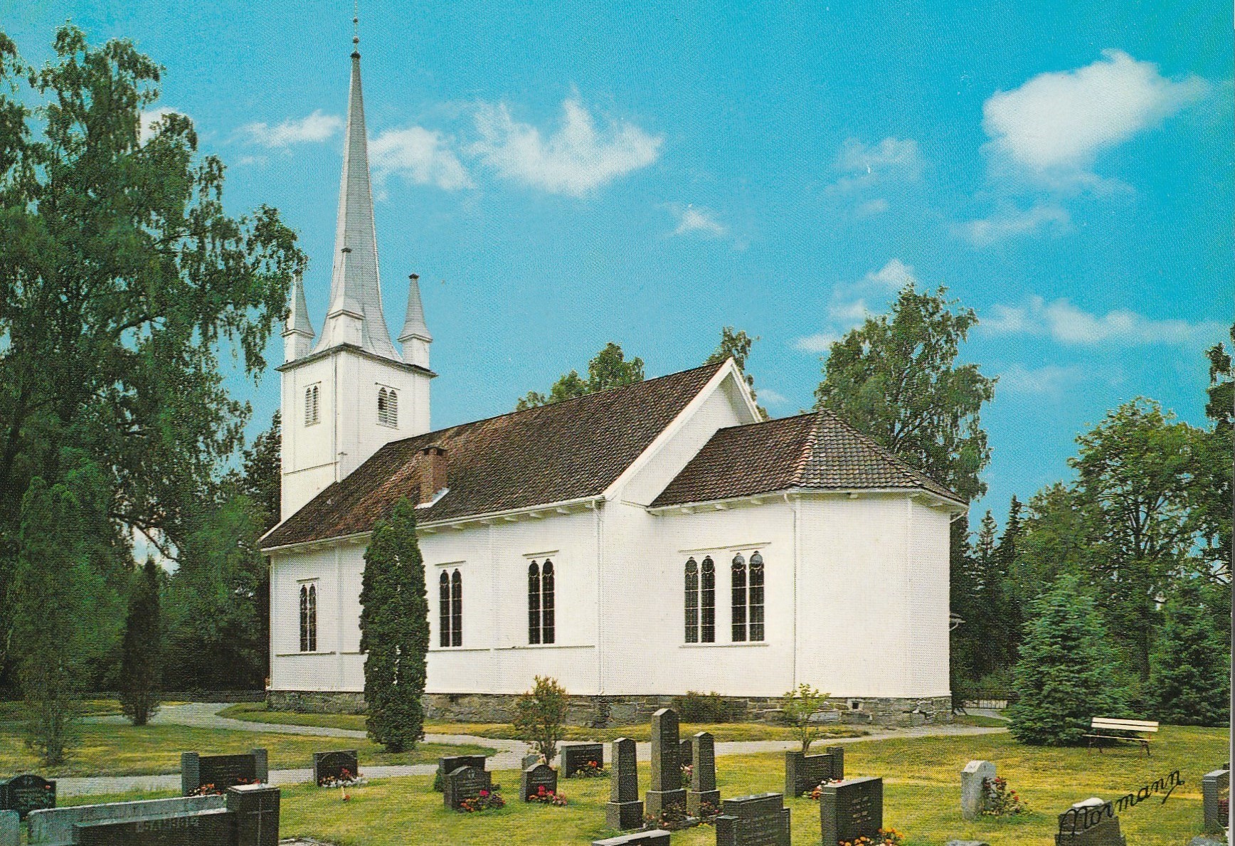 Øymark kirke , Ørje .  Normann B-9-5