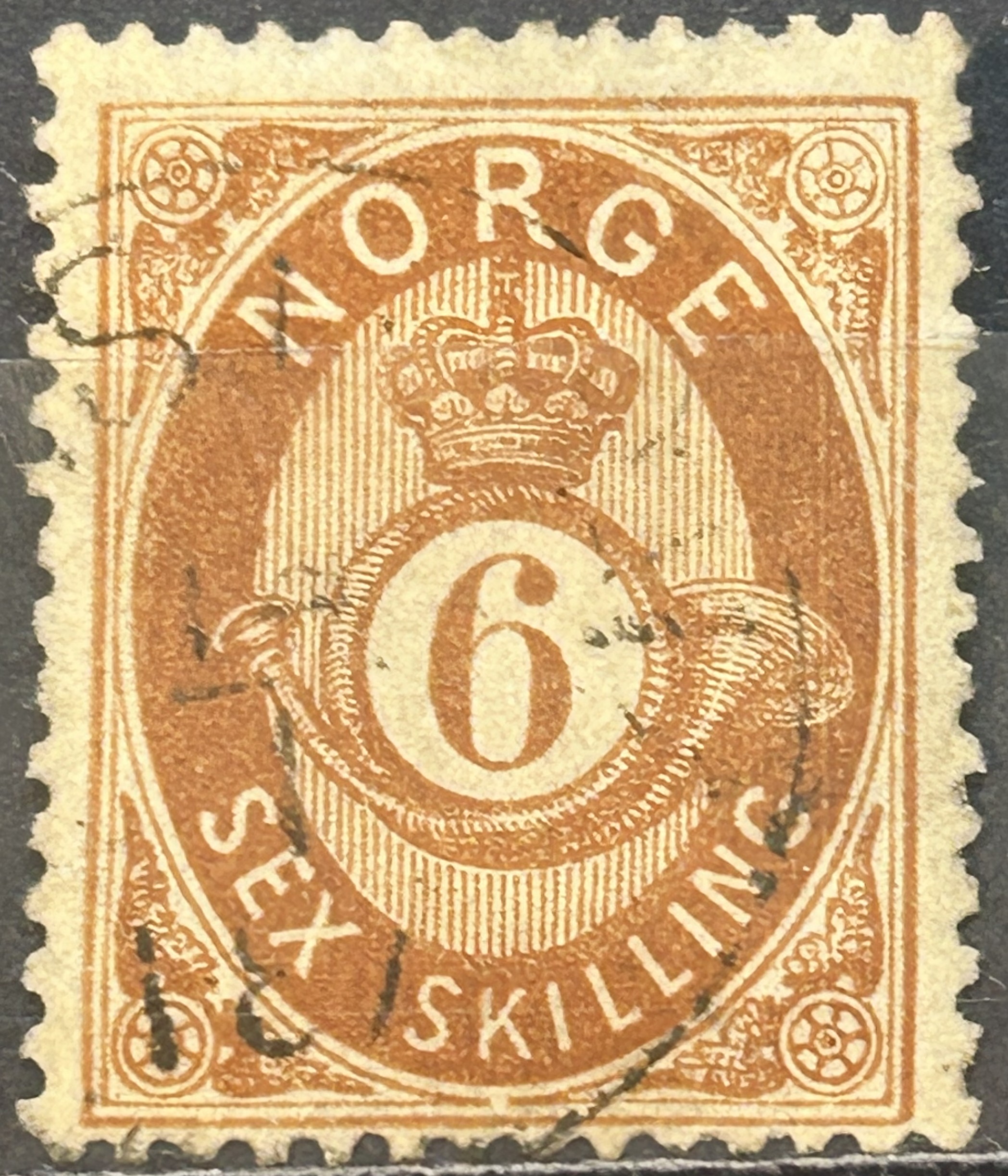 NK 20. PENT RUNDSTEMPLA.    (550,-)