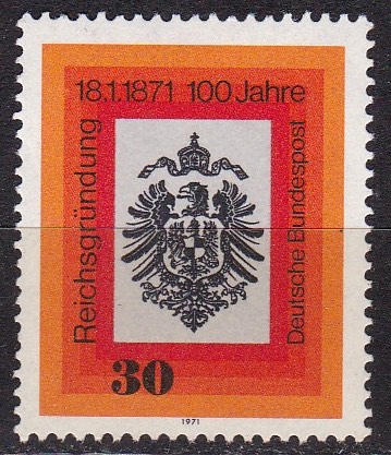 BRD 1971. Michel # 658. Jubileum. Postfriskt merke