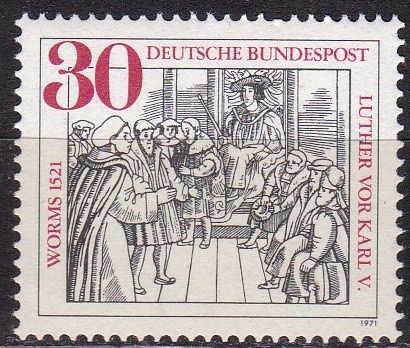 BRD 1971. Michel # 669. Jubileum . Postfriskt merke S