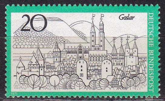 BRD 1971. Michel # 704. Goslar. Postfriskt merke