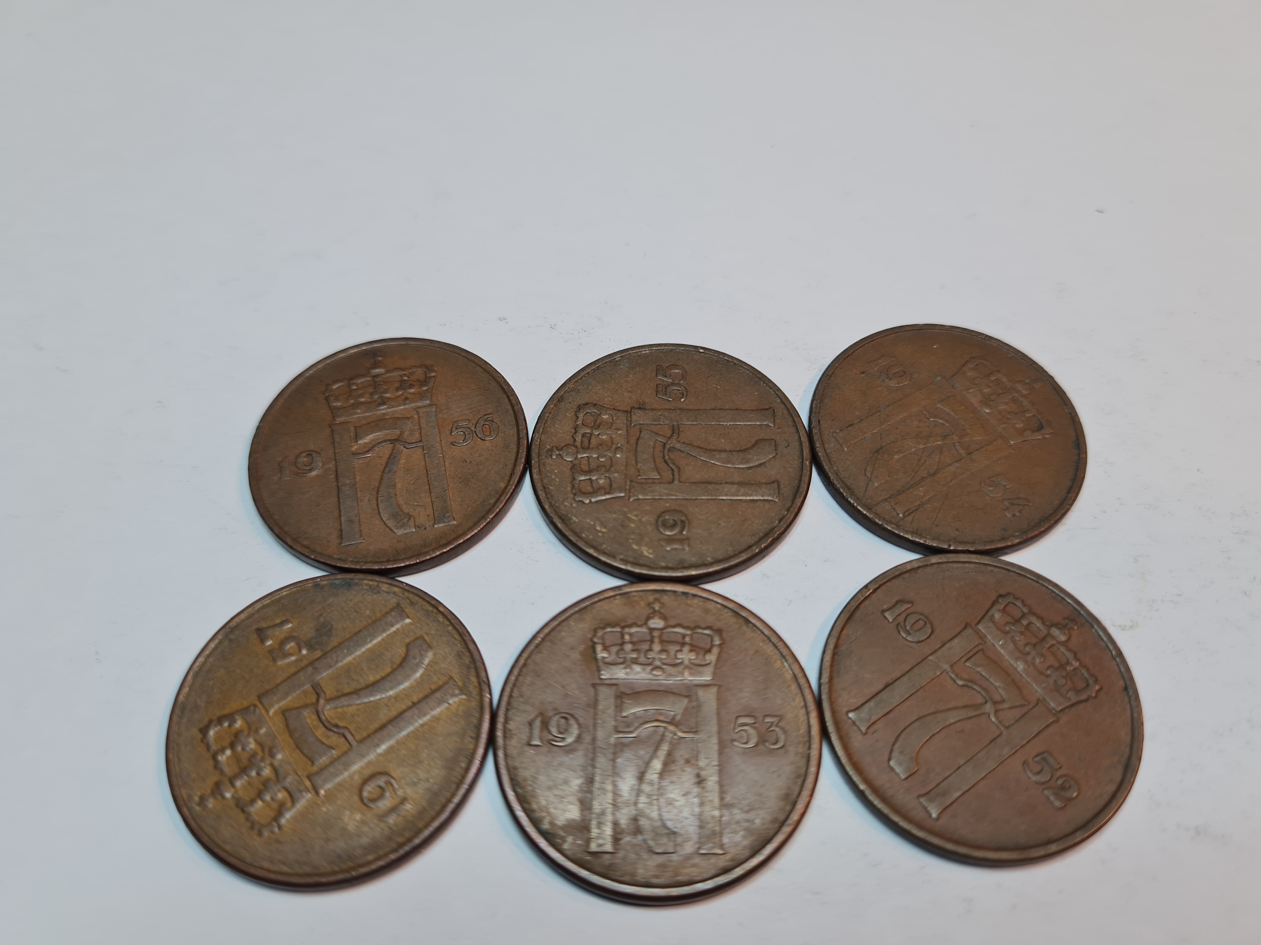 5 øre 1952-1957