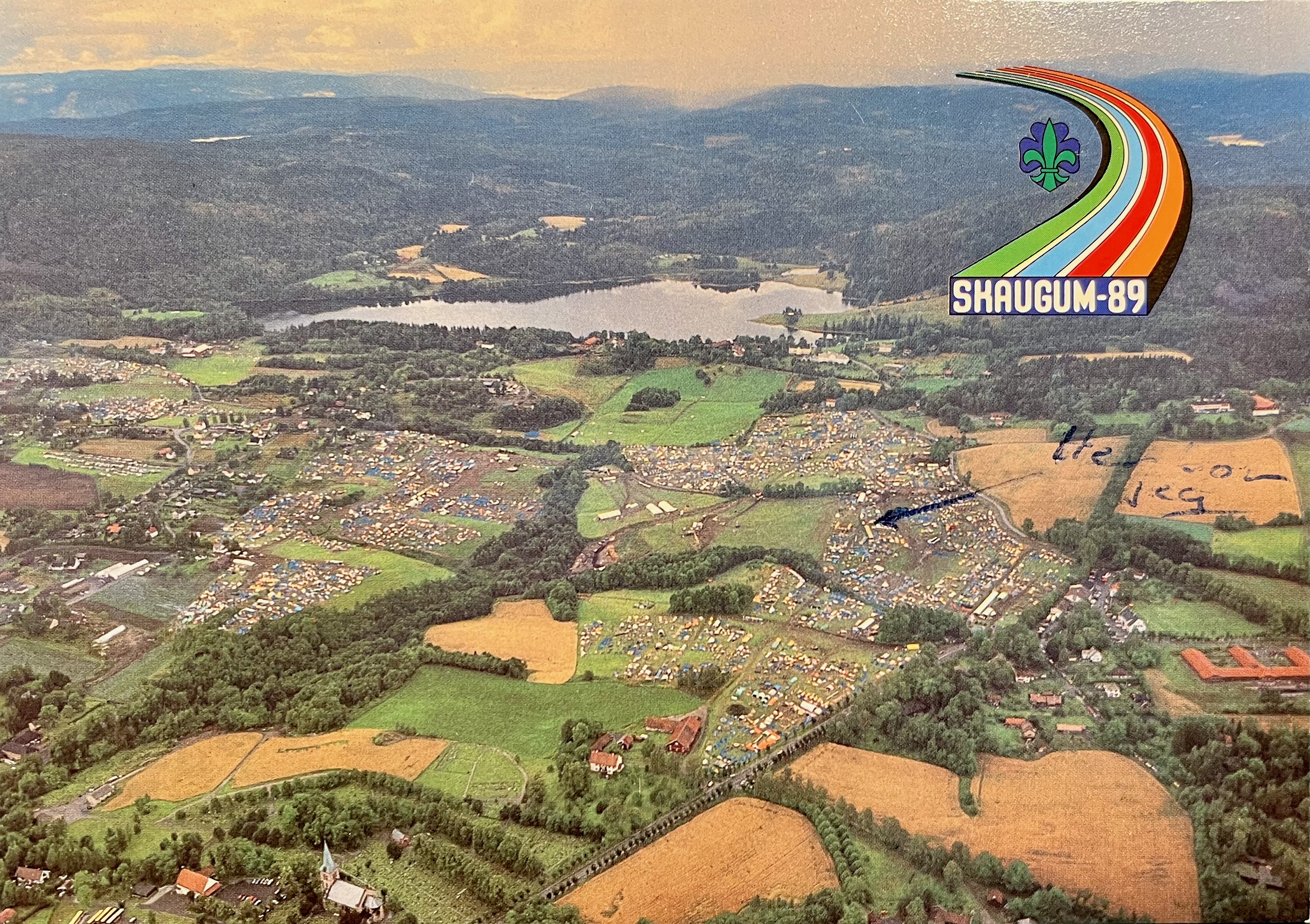 Speiderkort - NSF's landsleir Skaugum -89