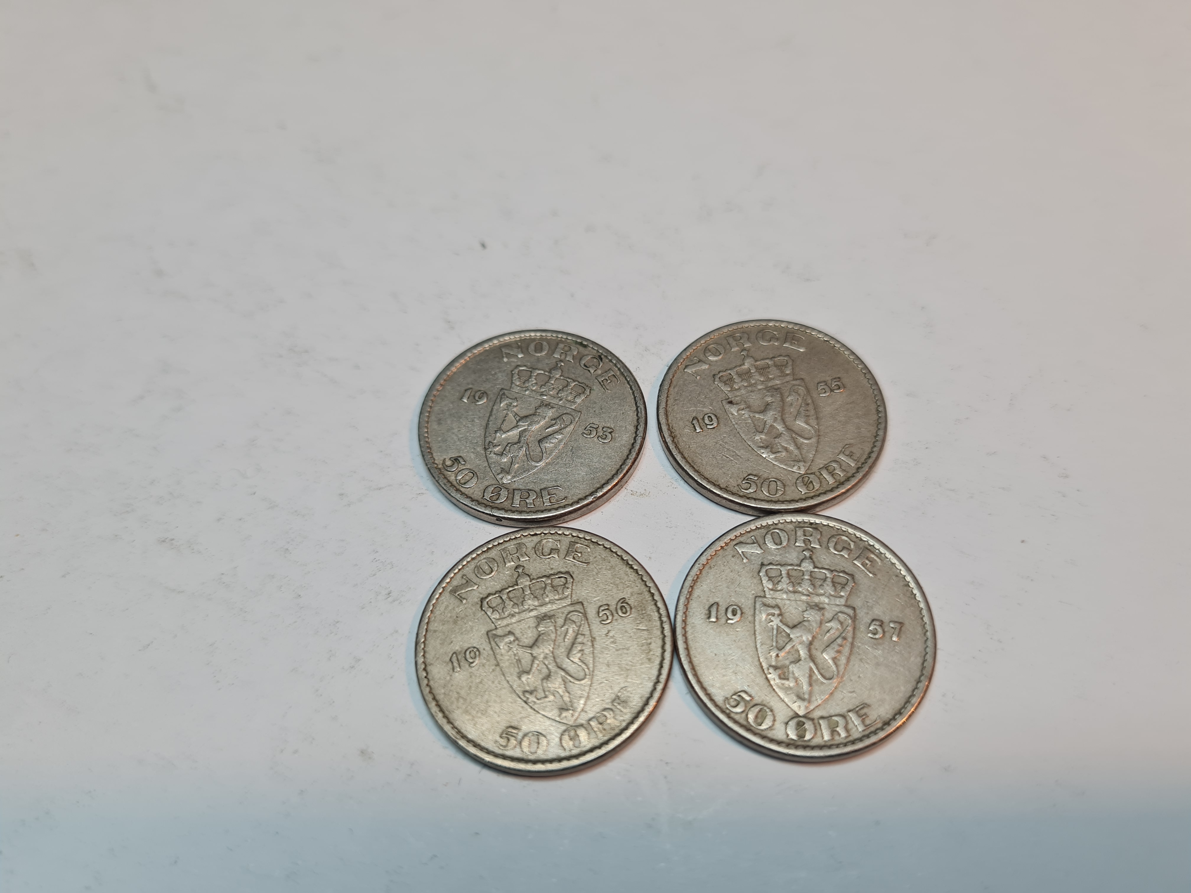 50 øre 1953-1957
