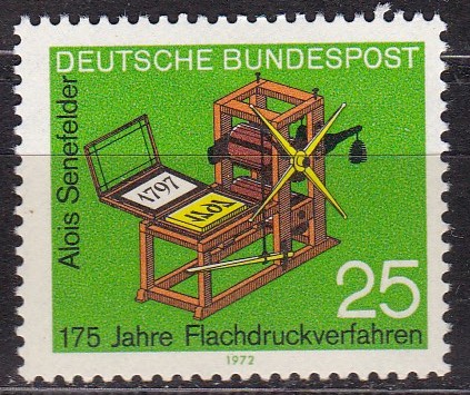 BRD 1972. Michel # 715. Planografi. Postfriskt merke