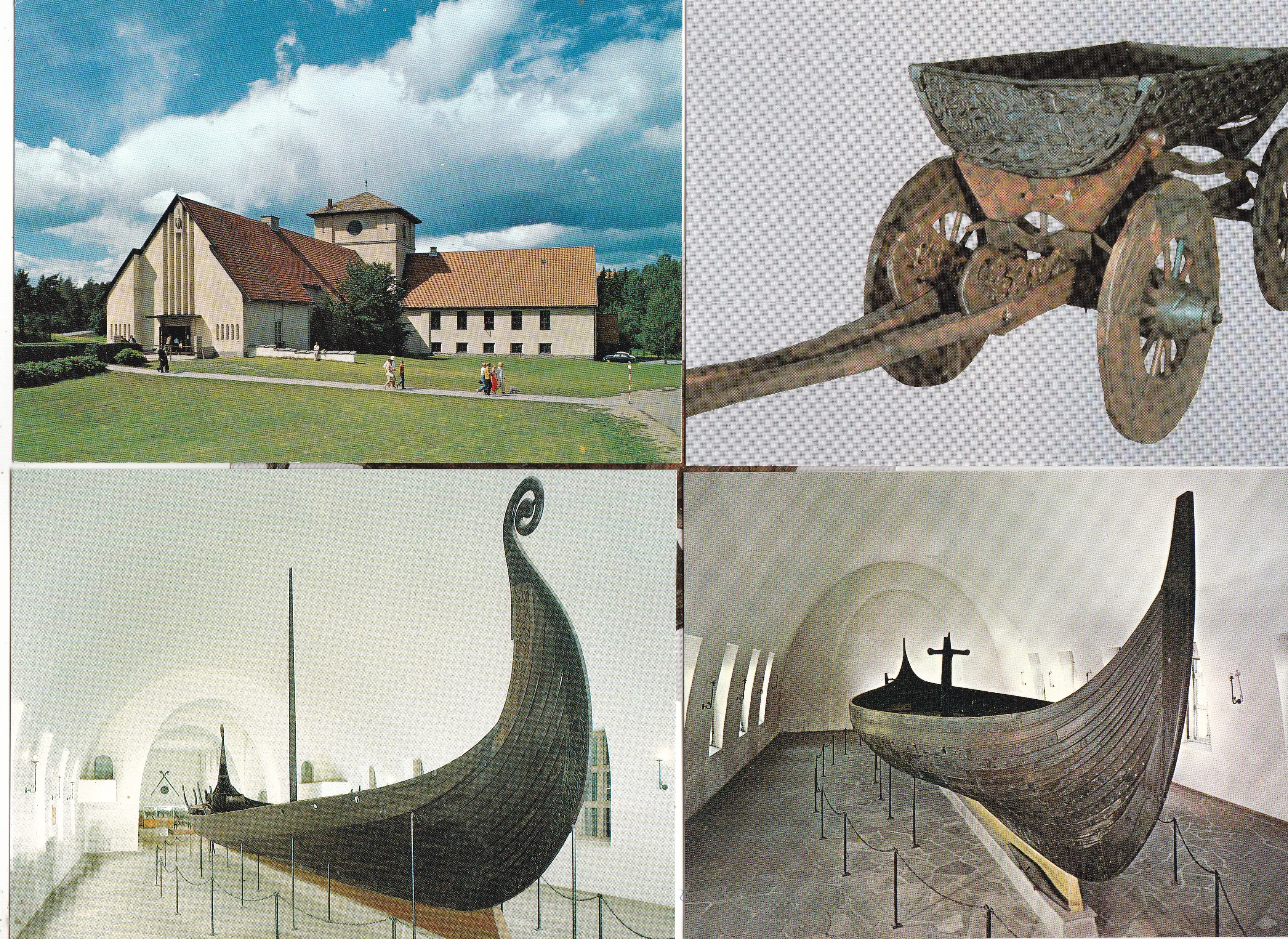 Vikingsskips-museet: 5 forskjellige kort