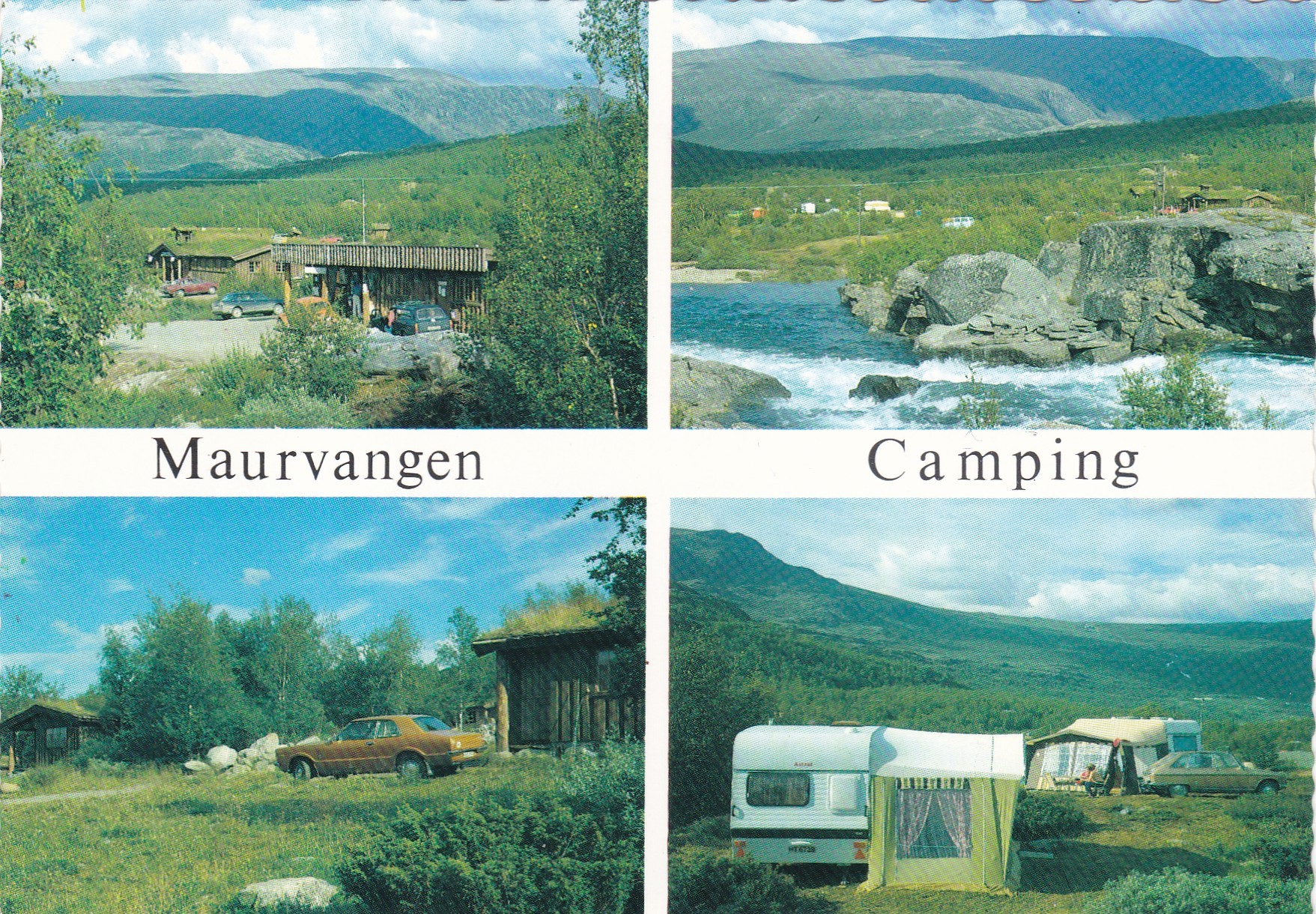 Maurvangen Camping. Valdresflya, 4-bilders ( Mittet M-1505/27)
