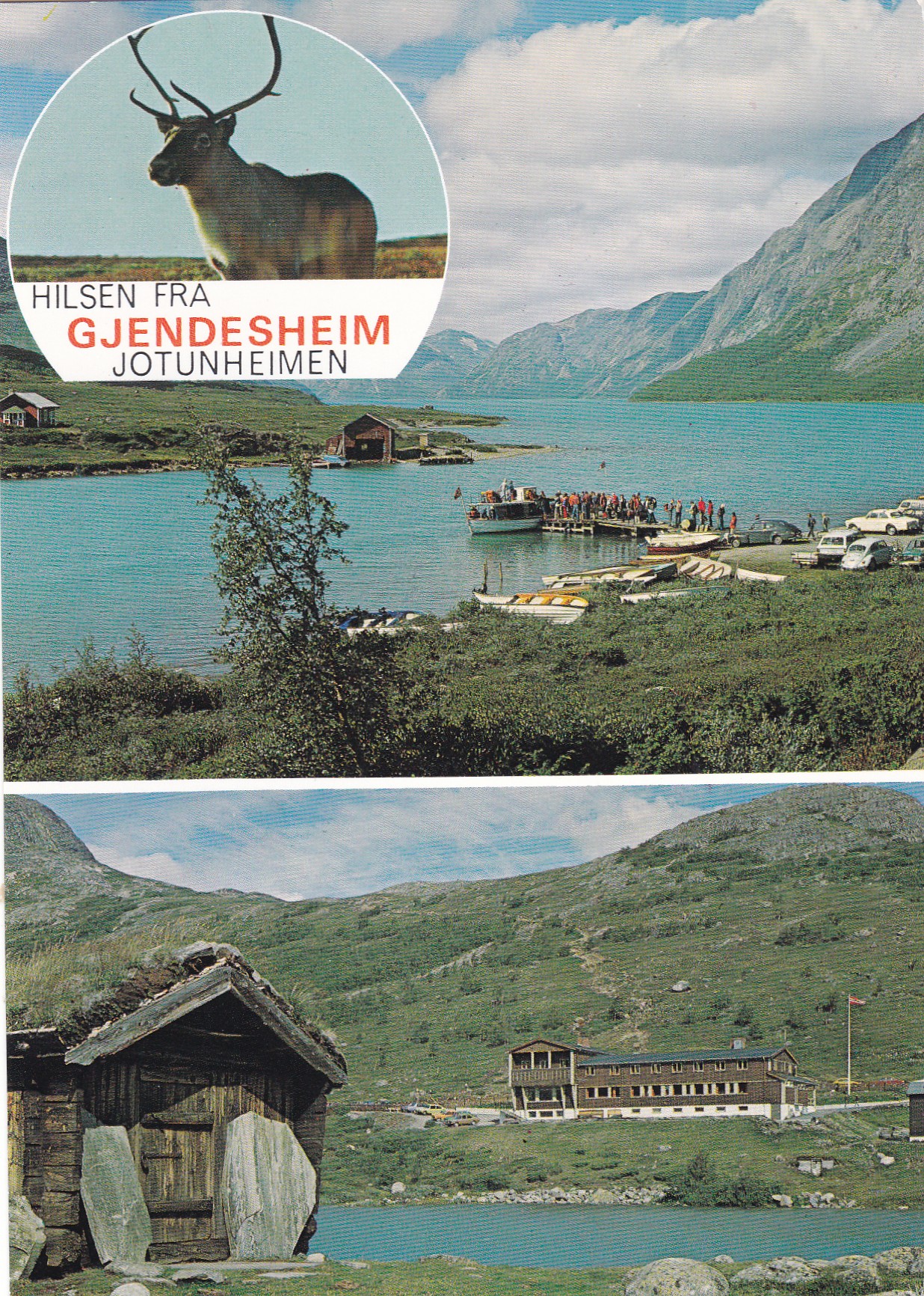 Gjendesheim, Jotunheimen, 2-bildrs ( Normann G-5-163)