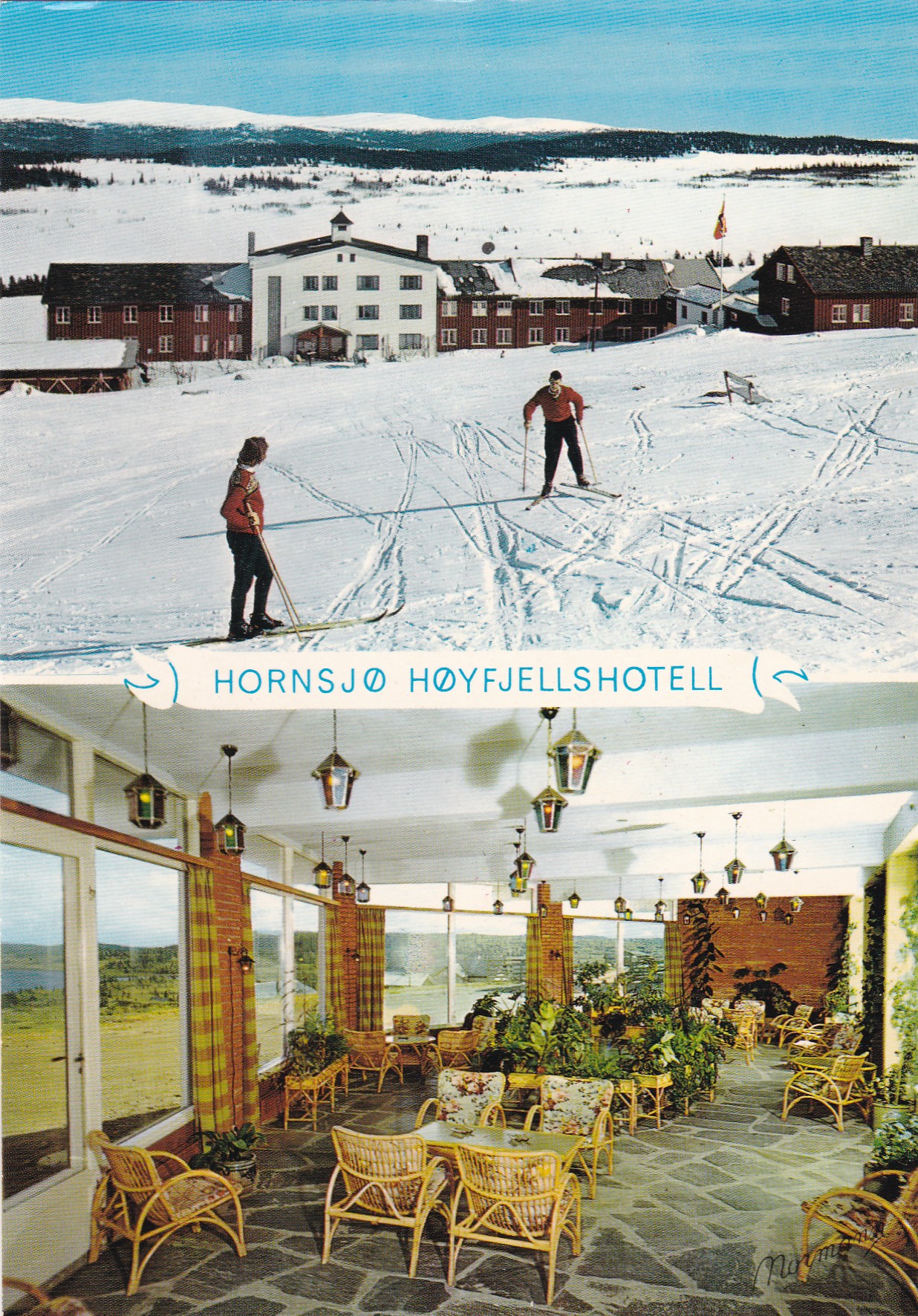 Hornsjø Høyfjellshotell, 2-bilders ( Normann G-11-29)
