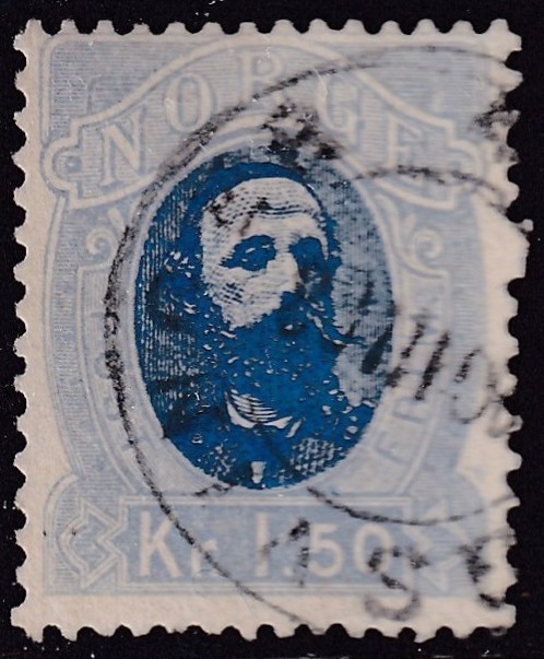Nk 33. 1.50 kr Oscar II 1878.