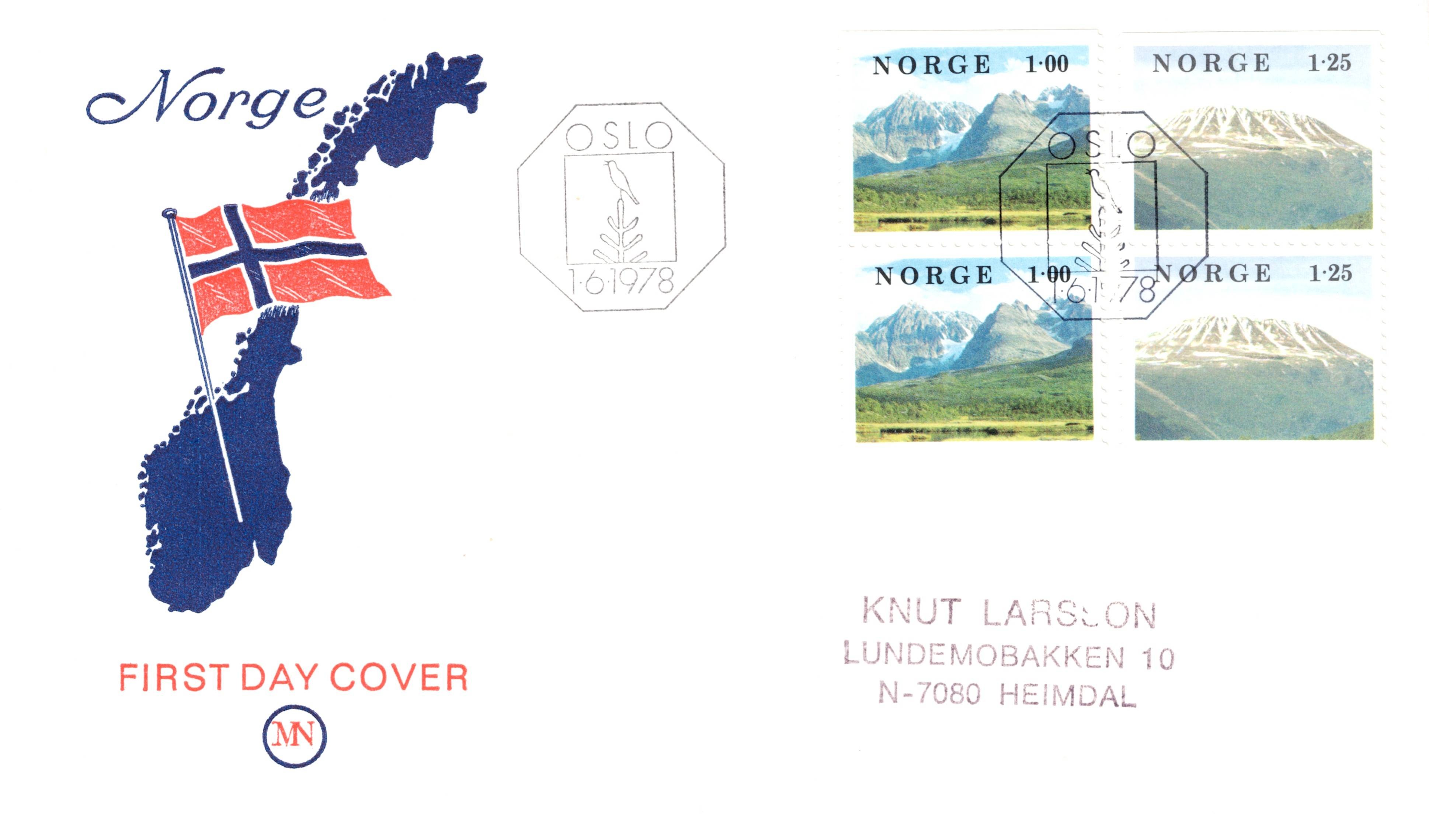 FDC 1978  NK819 - 820  Vignett: 1  Grad: 5