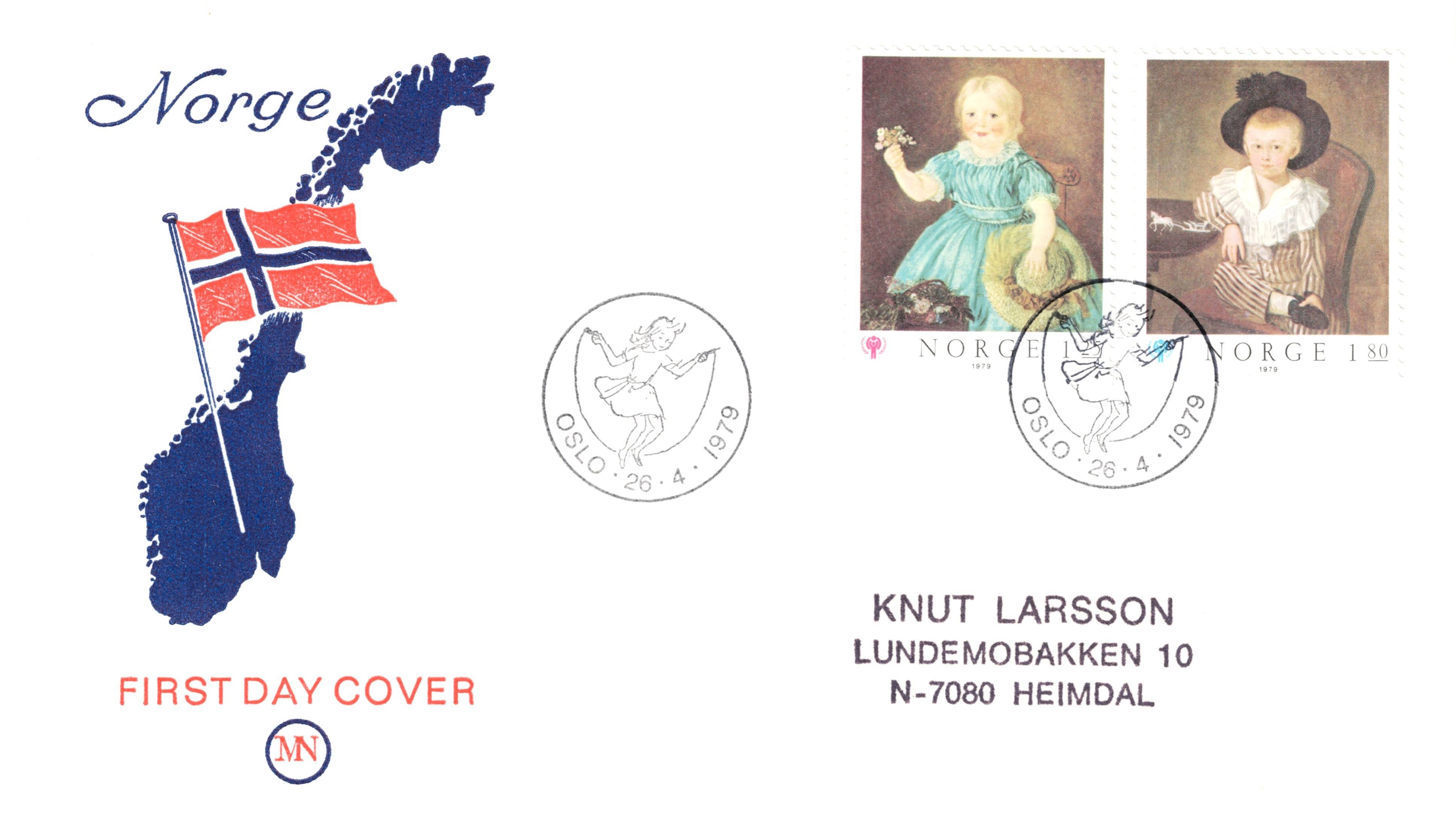 FDC 1979  NK841 - 842  Vignett: 1  Grad: 5