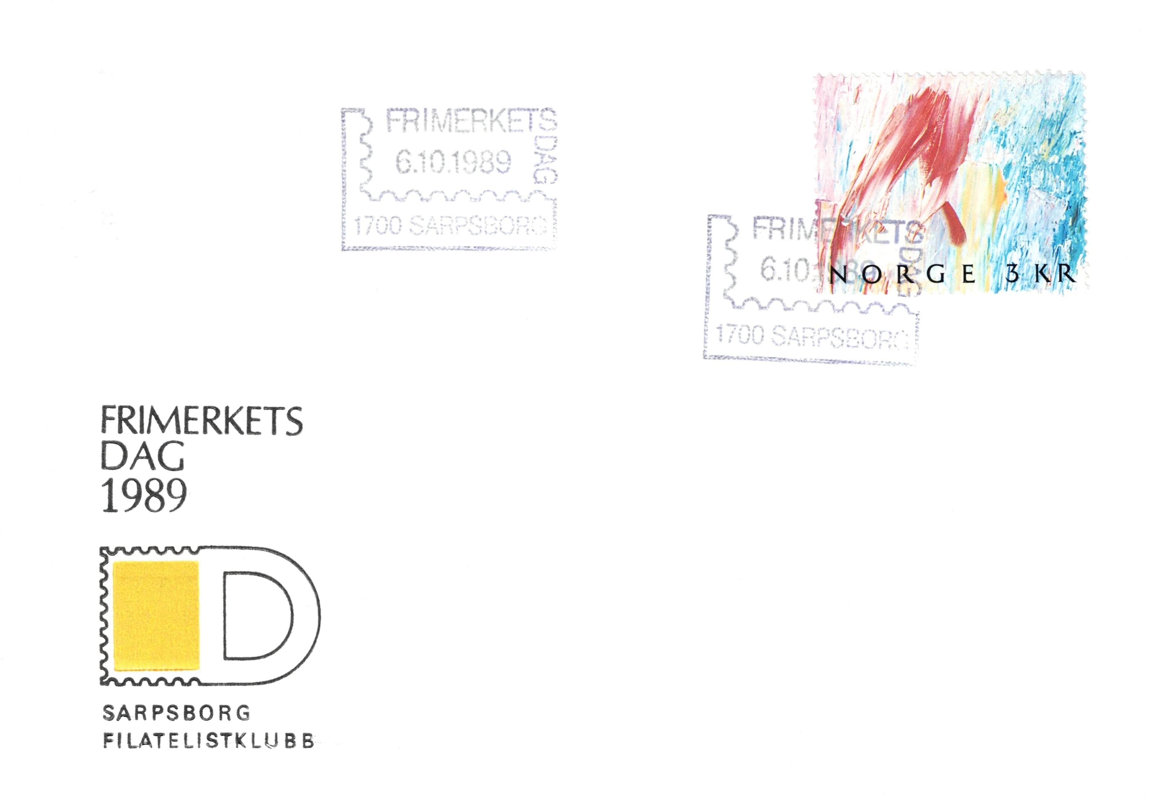 FDC 1989  NK1073  Vignett: 10  Grad: 6