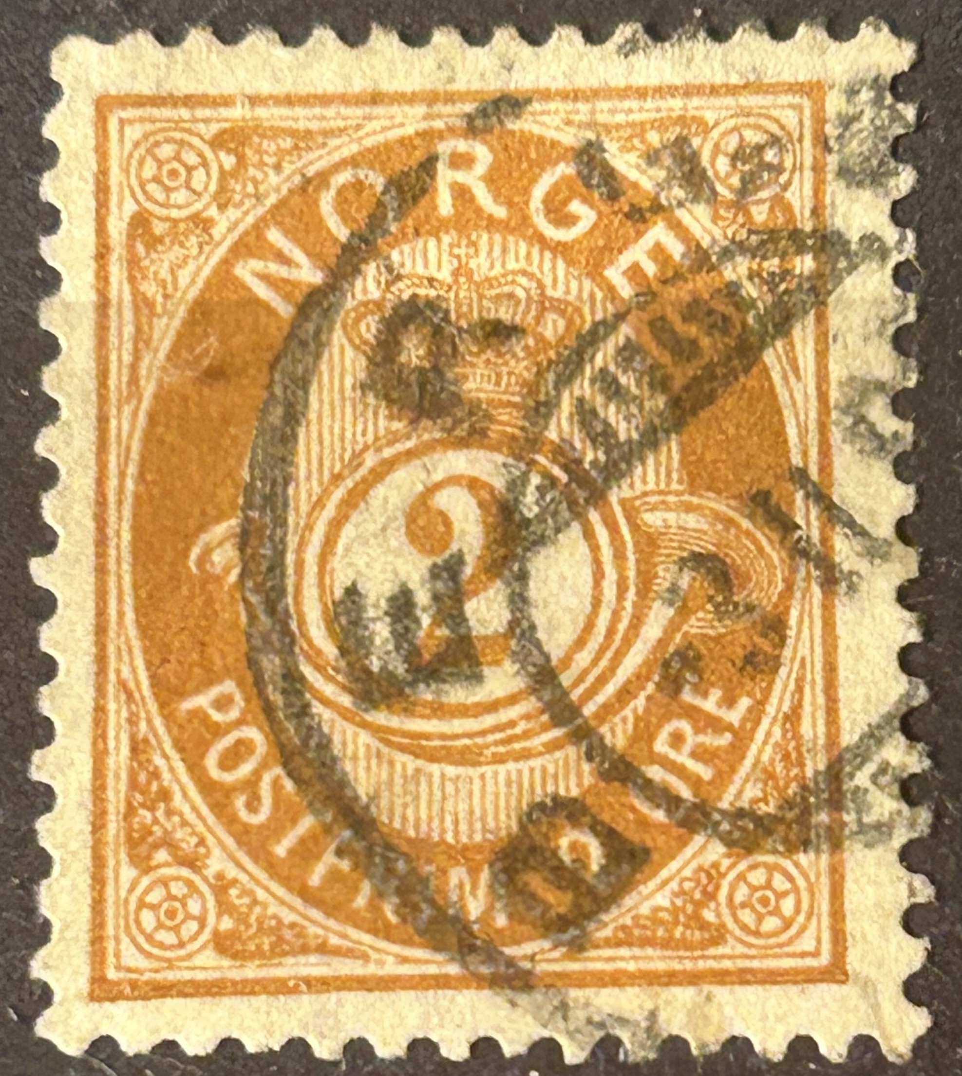 NK 50a. PENT RUNDSTEMPLA.    (75,-)