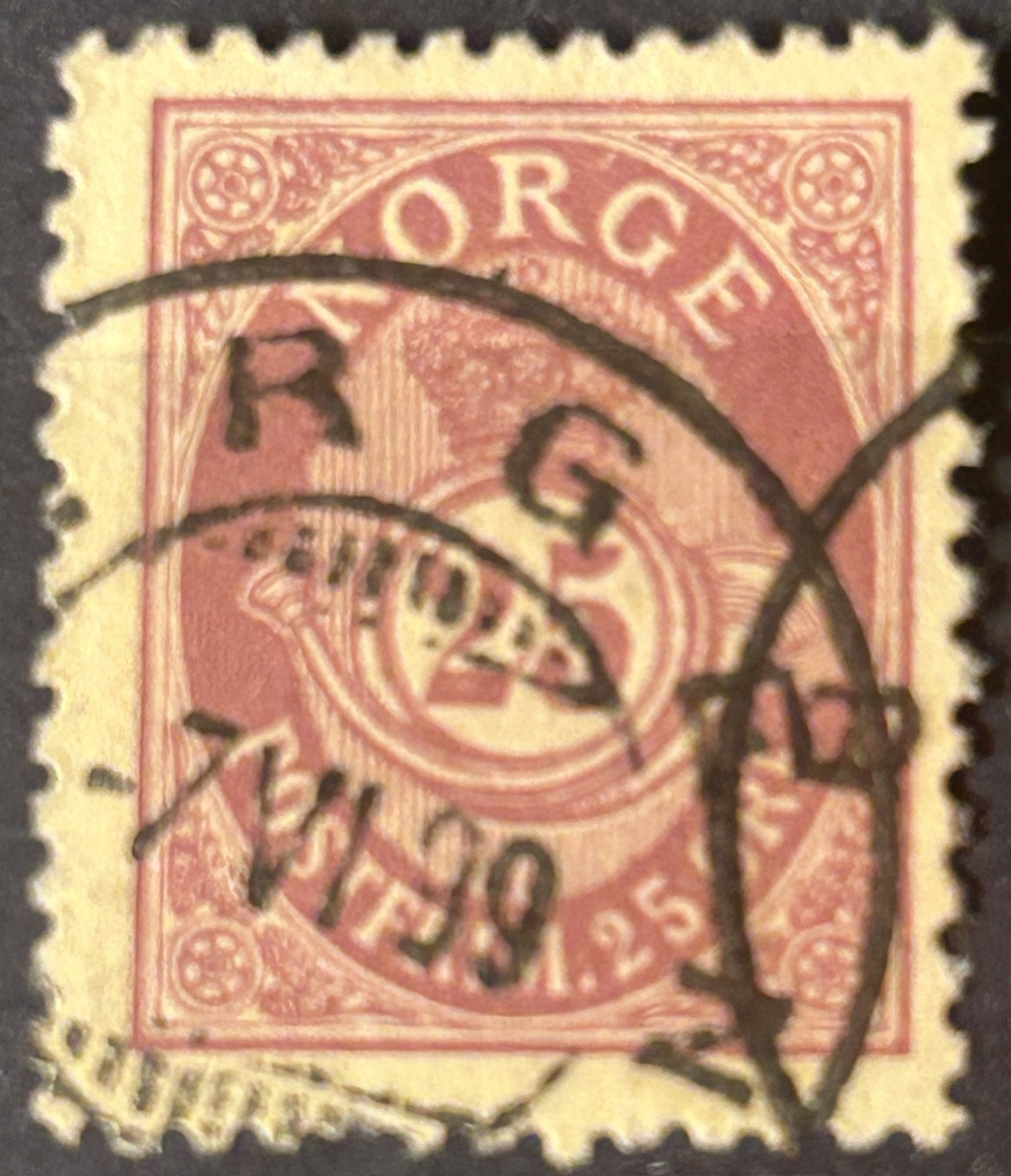 NK 70. PENT RUNDSTEMPLA.    (275,-)