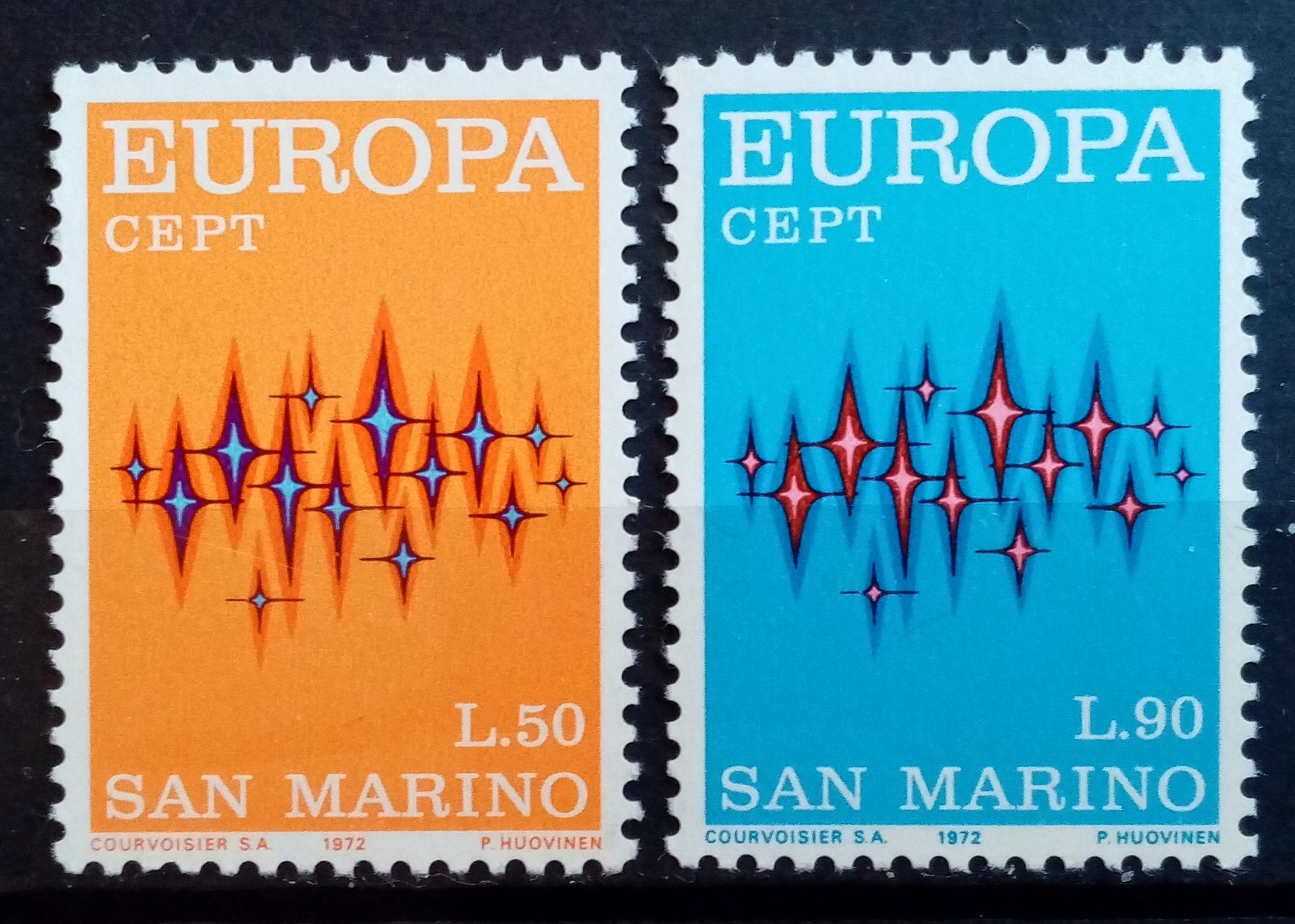 San Marino - Afa 969-70. Europamerker. (1972) **