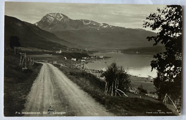 Soløie Lavangen fra Innlandsveien br.1934