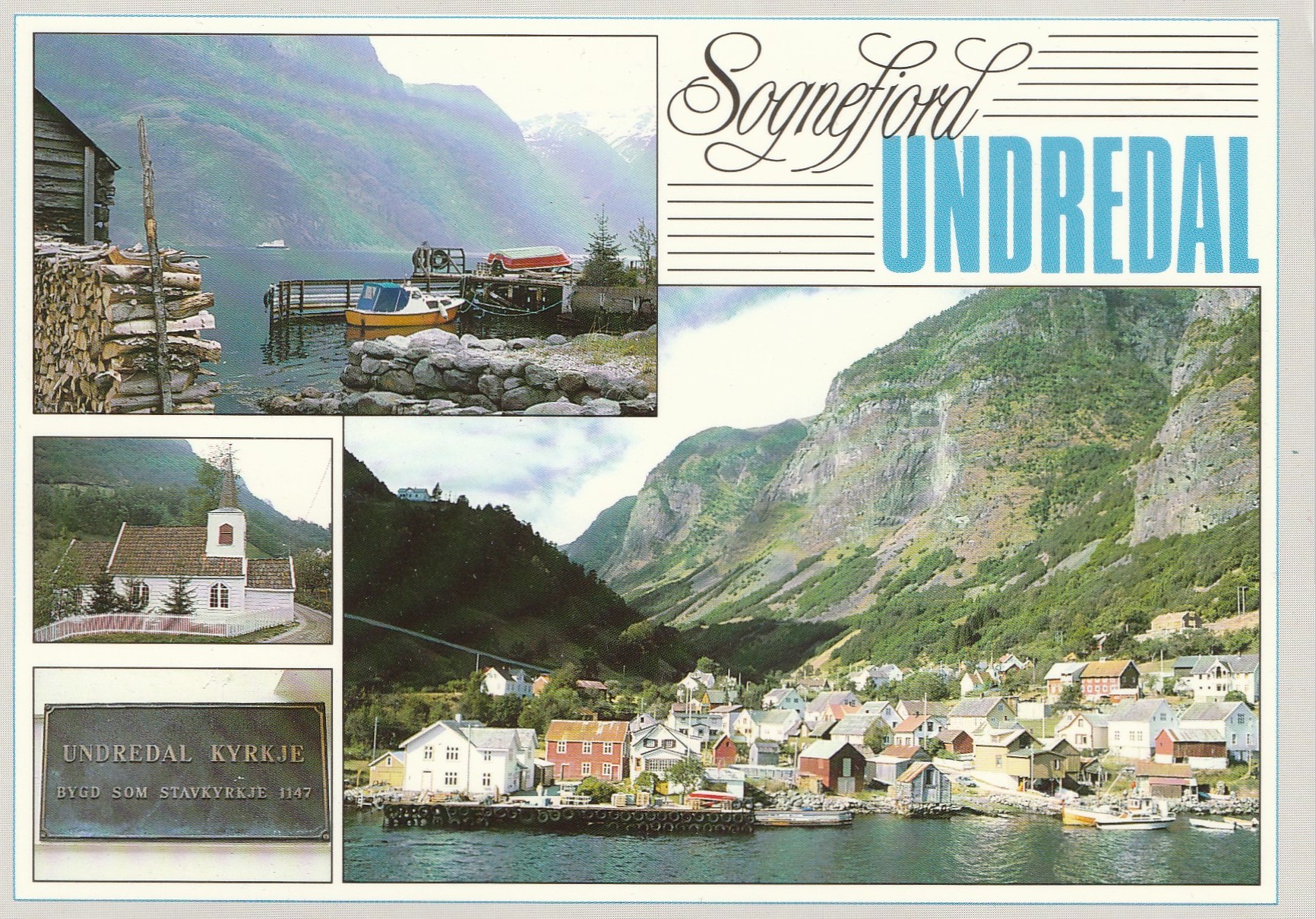 Undredal ved Sognefjorden.  Normann 01-N-8-227
