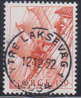 Nk 887. Ytre Laksevåg 1, 12-12-92.