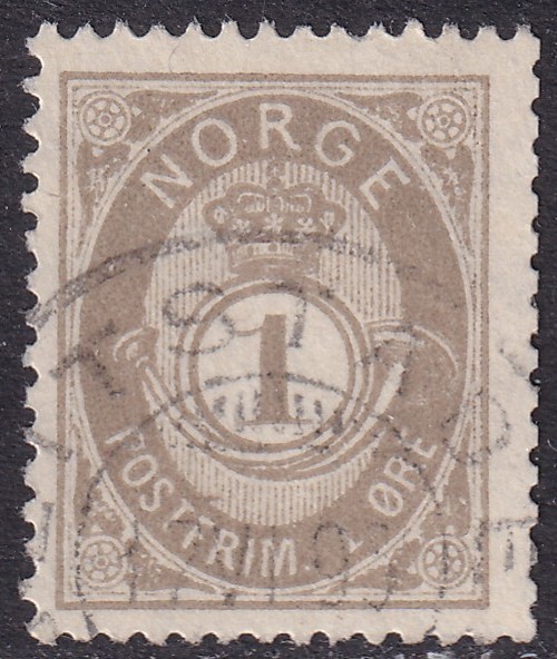 Nk 49II 1 øre grå 20mm