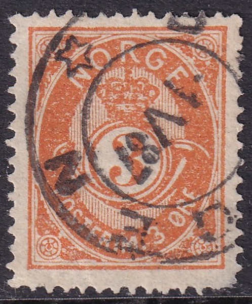 Nk 51 I 3 øre oransje 20mm
