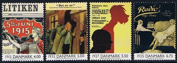 Danmark Afa: 1250-53 - 1900-taller. Serie 2 **